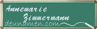 Annemarie Zimmermann Visitenkarte